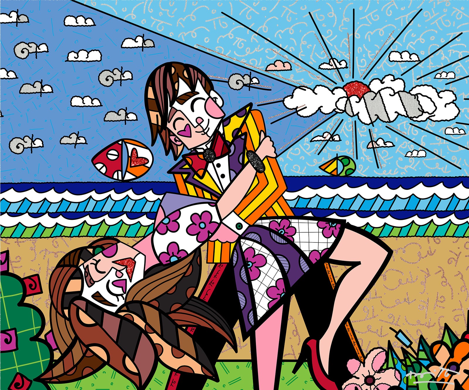 modern pop art true love limited edition print vibrant home decor