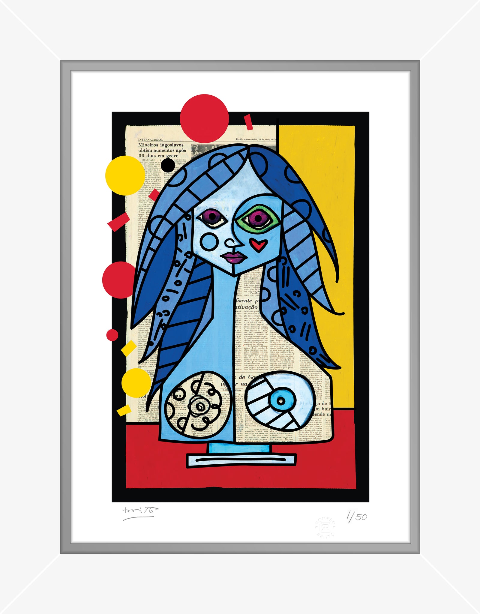 blue red yellow limited edition colorful decorative collectible gift idea