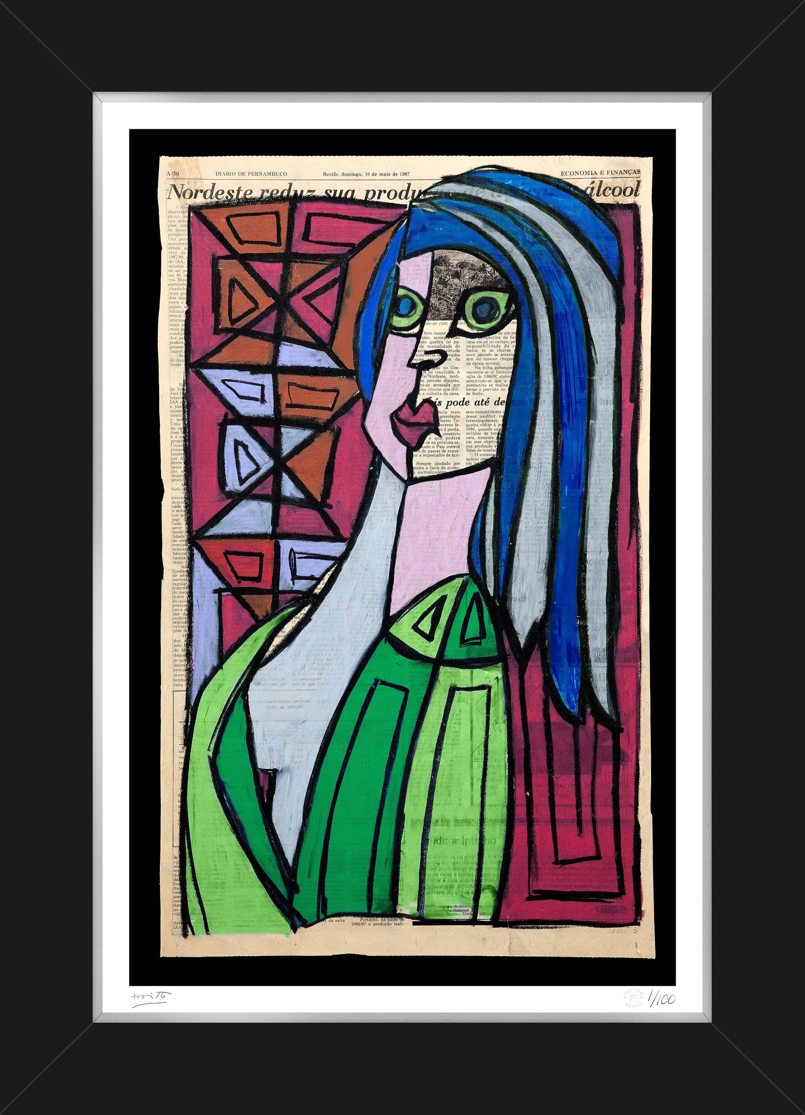 recife limited edition print artistic colorful design collectible