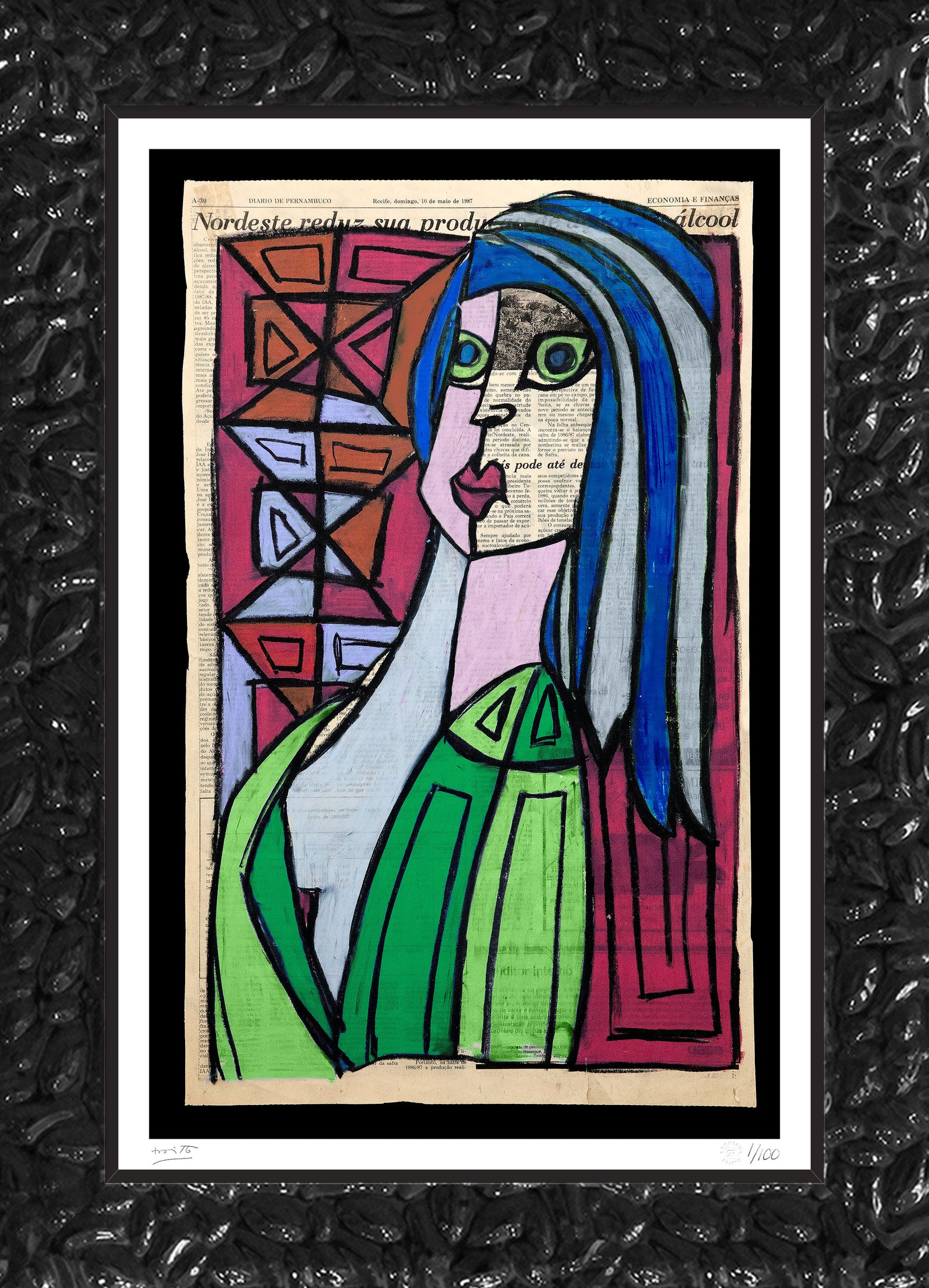 modern pop art recife limited edition print vibrant home decor