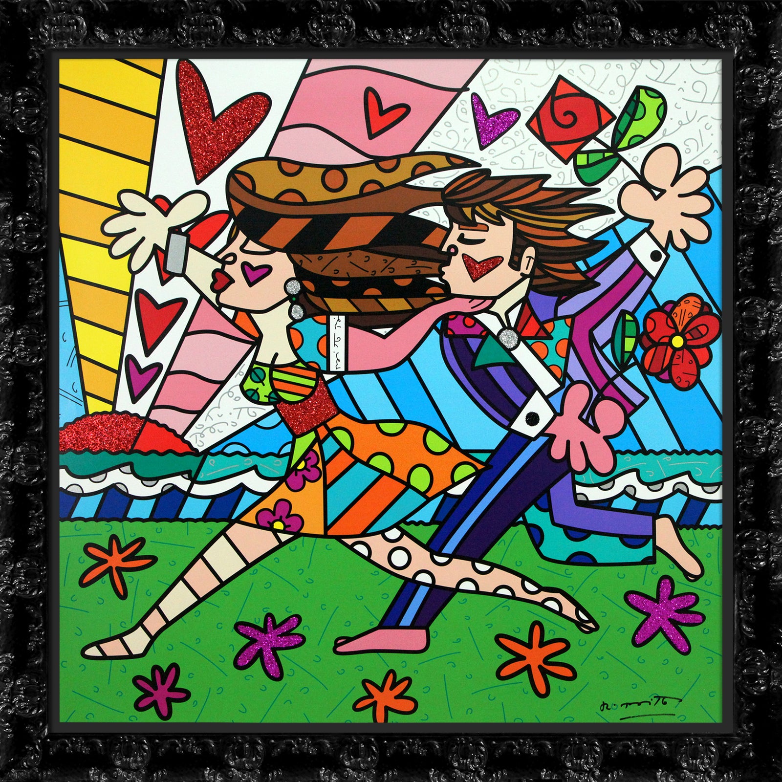 modern pop art freedom of love limited edition vibrant home decor