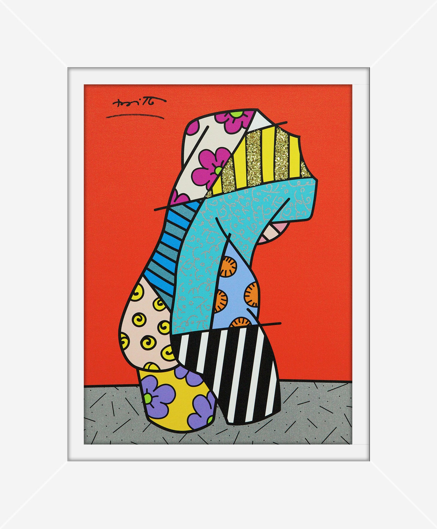 modern pop art pop venus limited edition print vibrant home decor