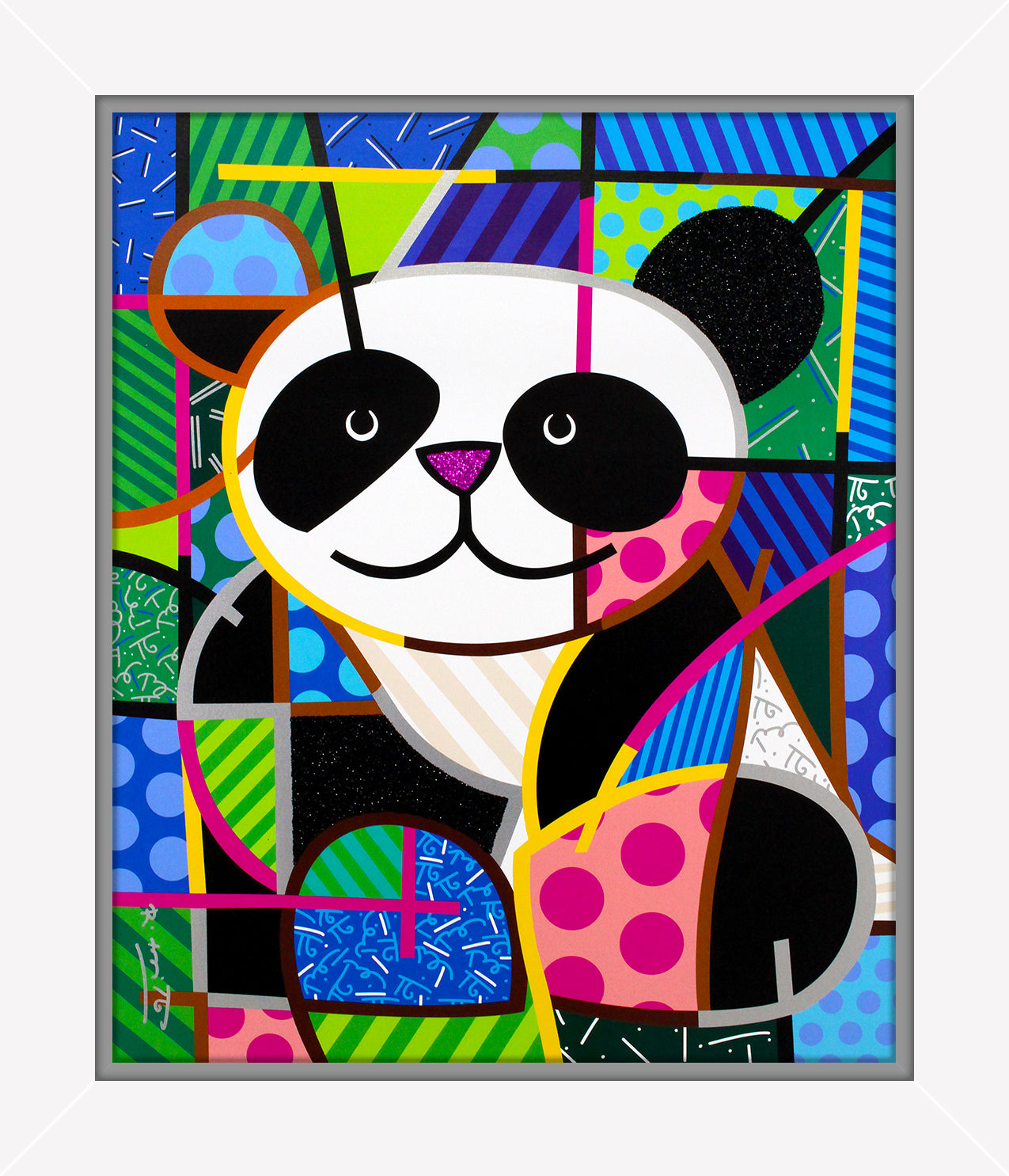 huggable limited edition print artistic colorful design collectible