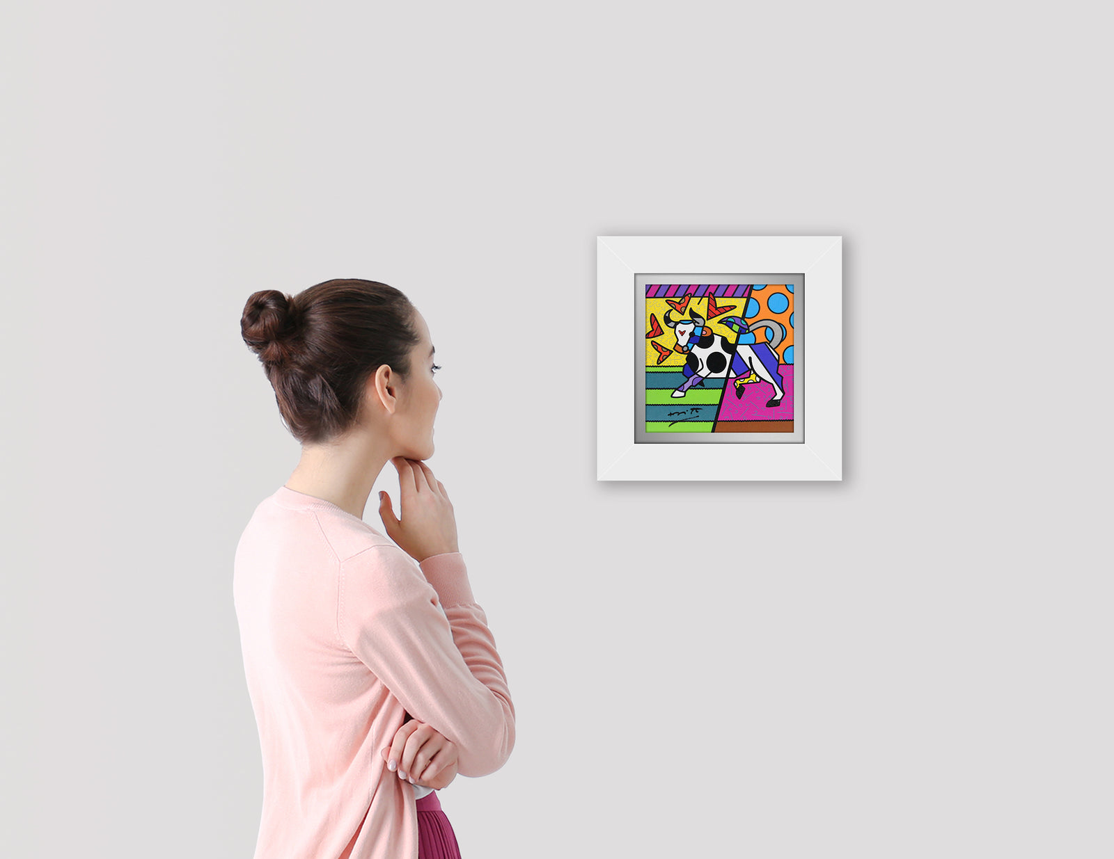 taurus limited edition print artistic colorful design collectible