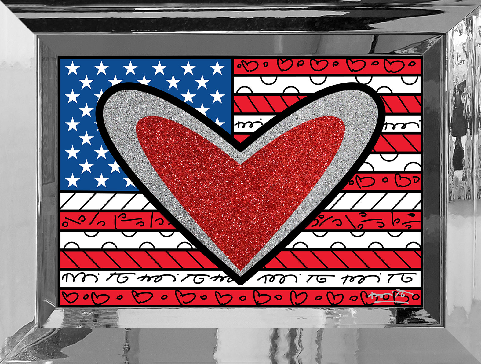 love usa limited edition print colorful decorative collectible gift idea