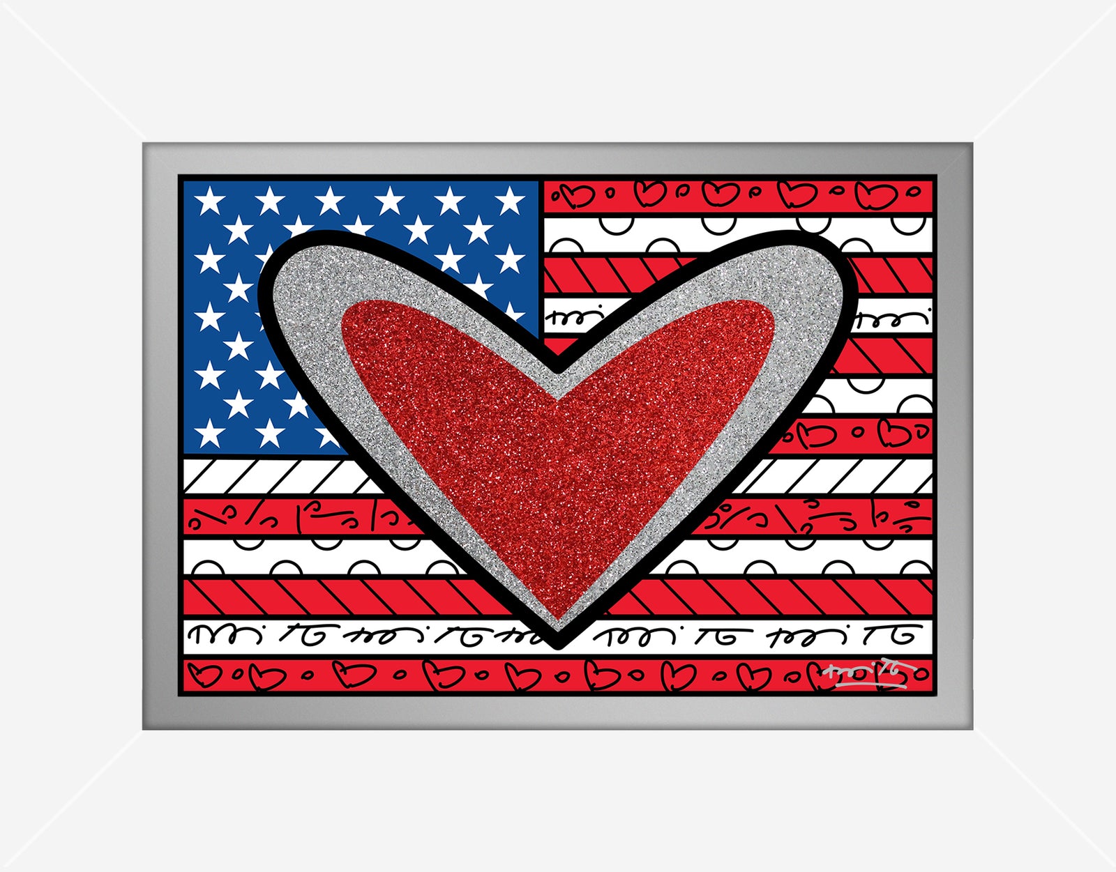 love usa limited edition print colorful decorative collectible gift idea