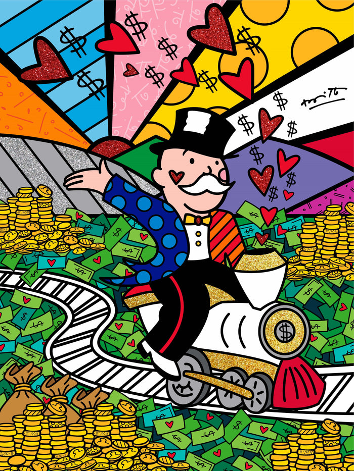ON THE RIGHT TRACK (MONOPOLY) - Limited Edition Print