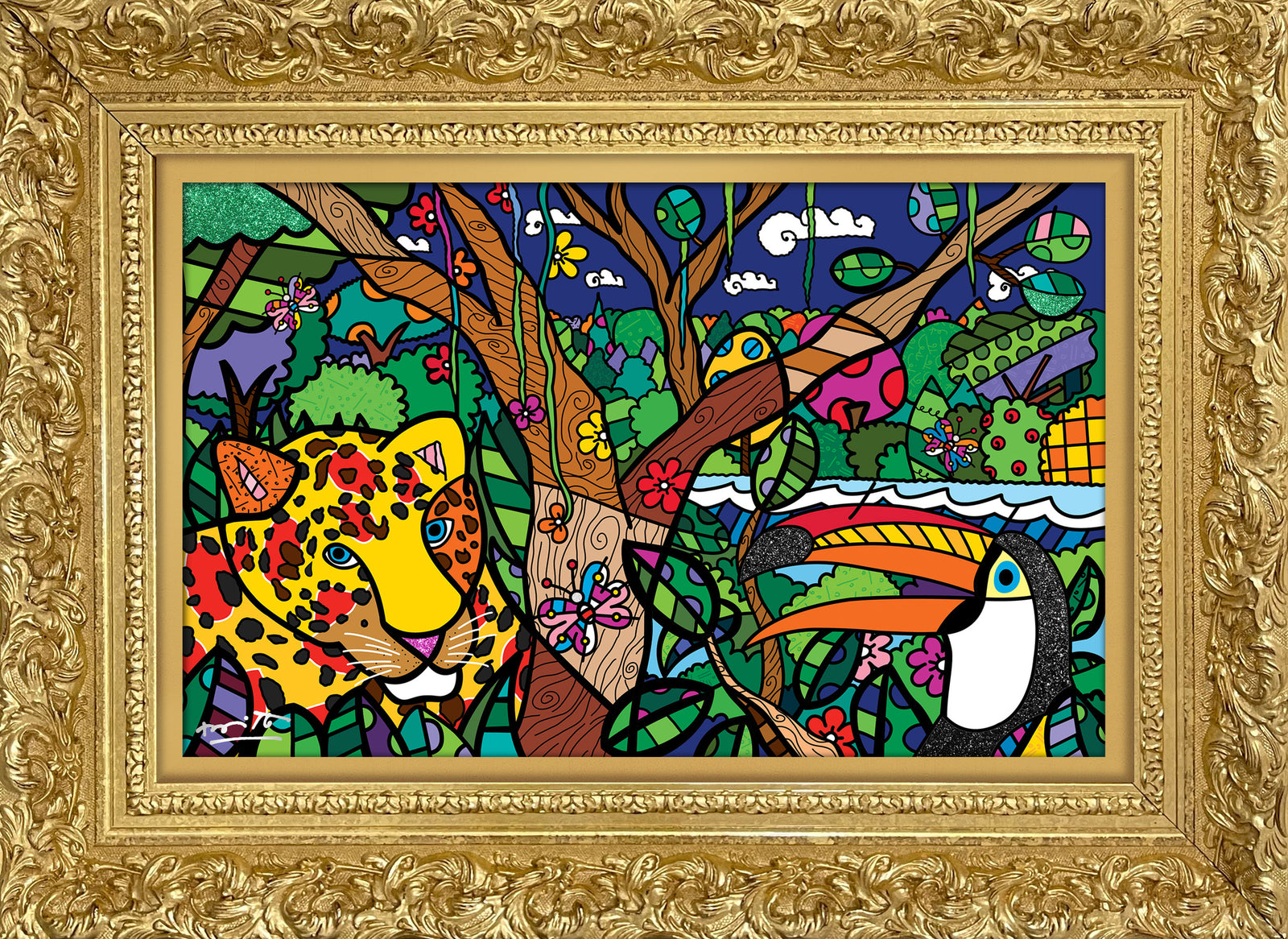 brazilian amazon limited edition print colorful decorative collectible gift idea