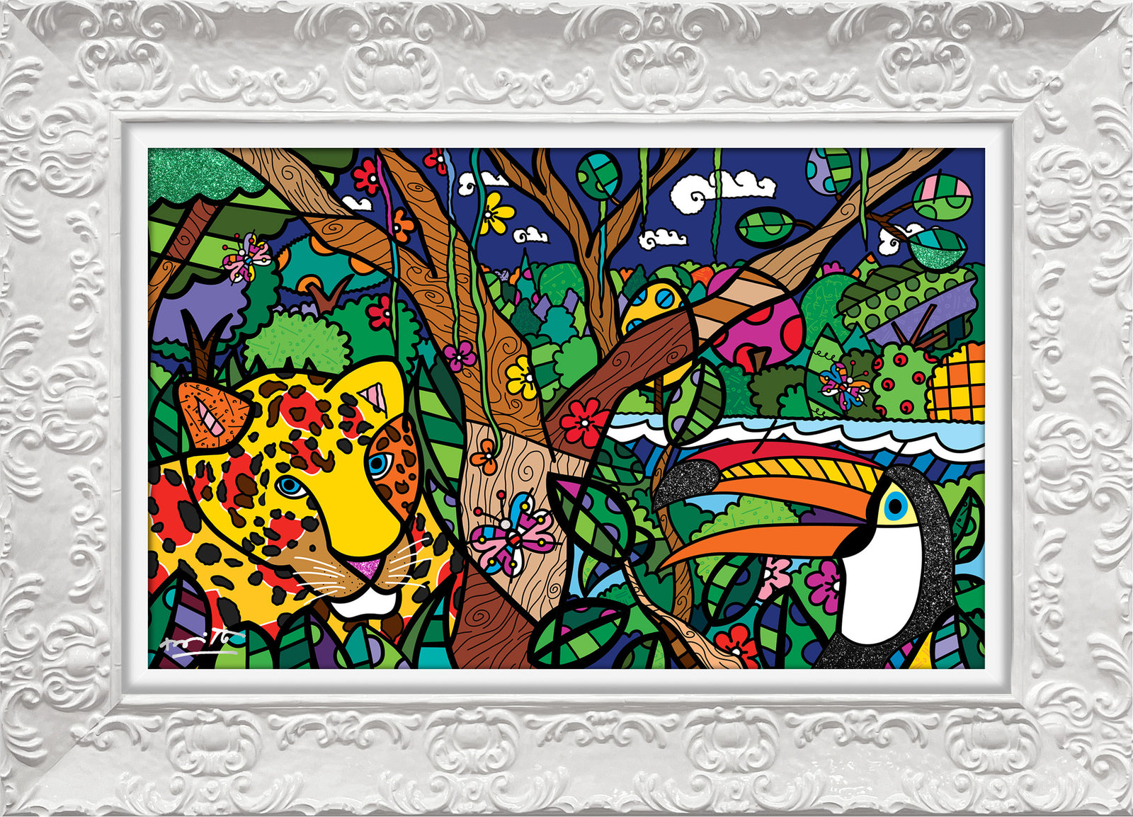 brazilian amazon limited edition print colorful decorative collectible gift idea
