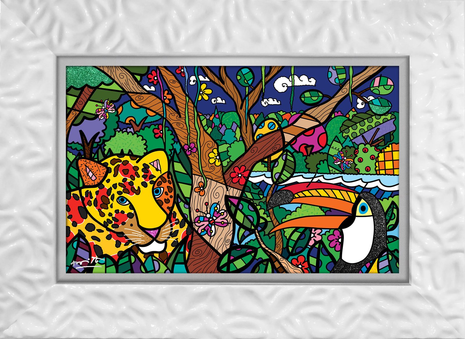 modern pop art brazilian amazon limited edition print vibrant home decor
