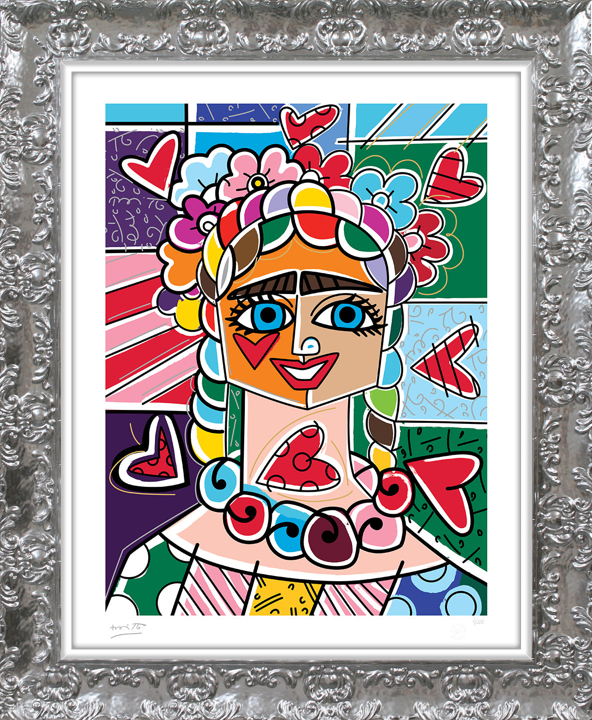 frida glow limited edition print colorful decorative collectible gift idea