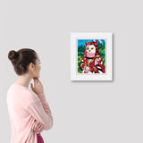 THE CAT IN RED - Limited Edition Print