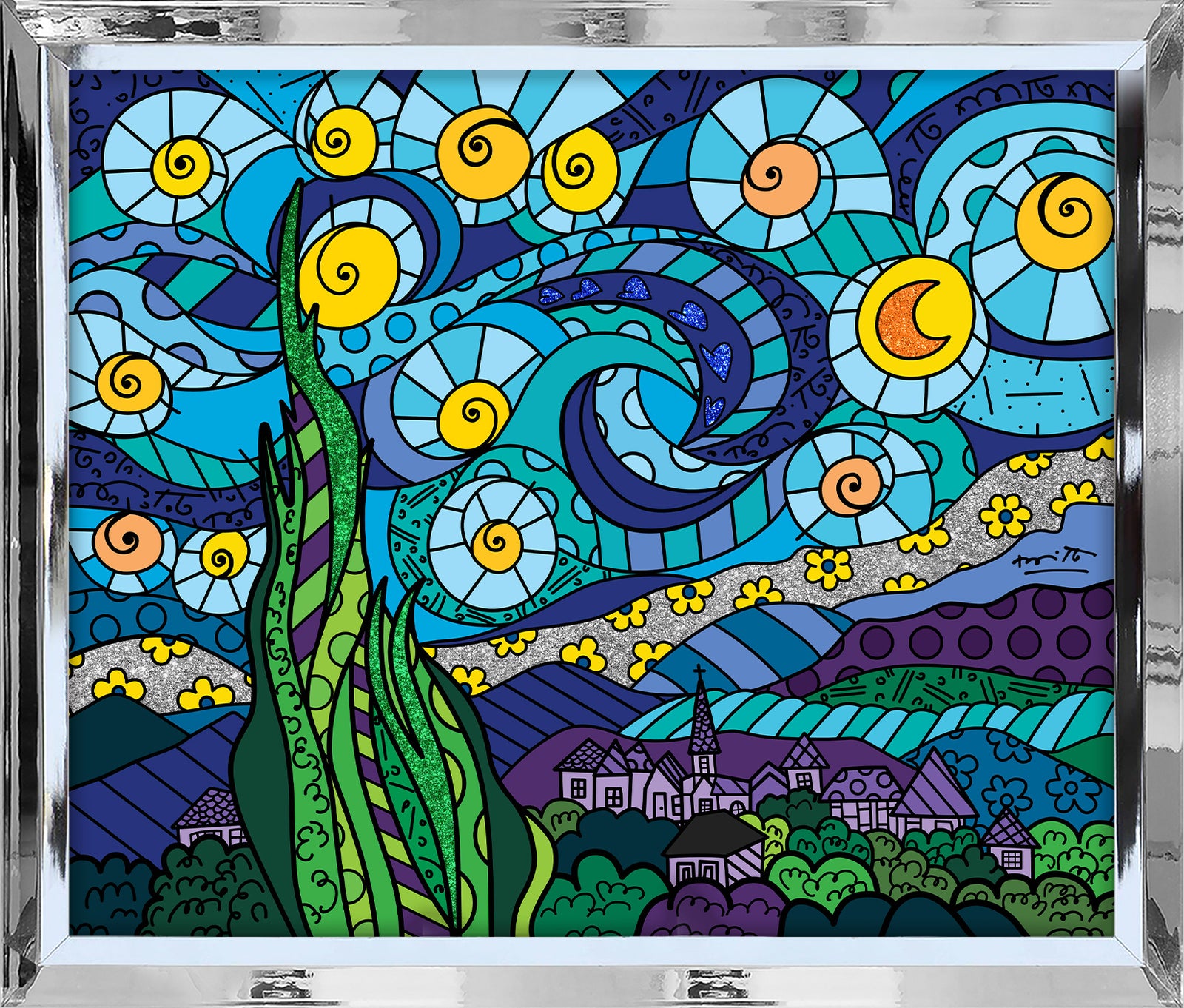 my starry night limited edition colorful decorative collectible gift idea