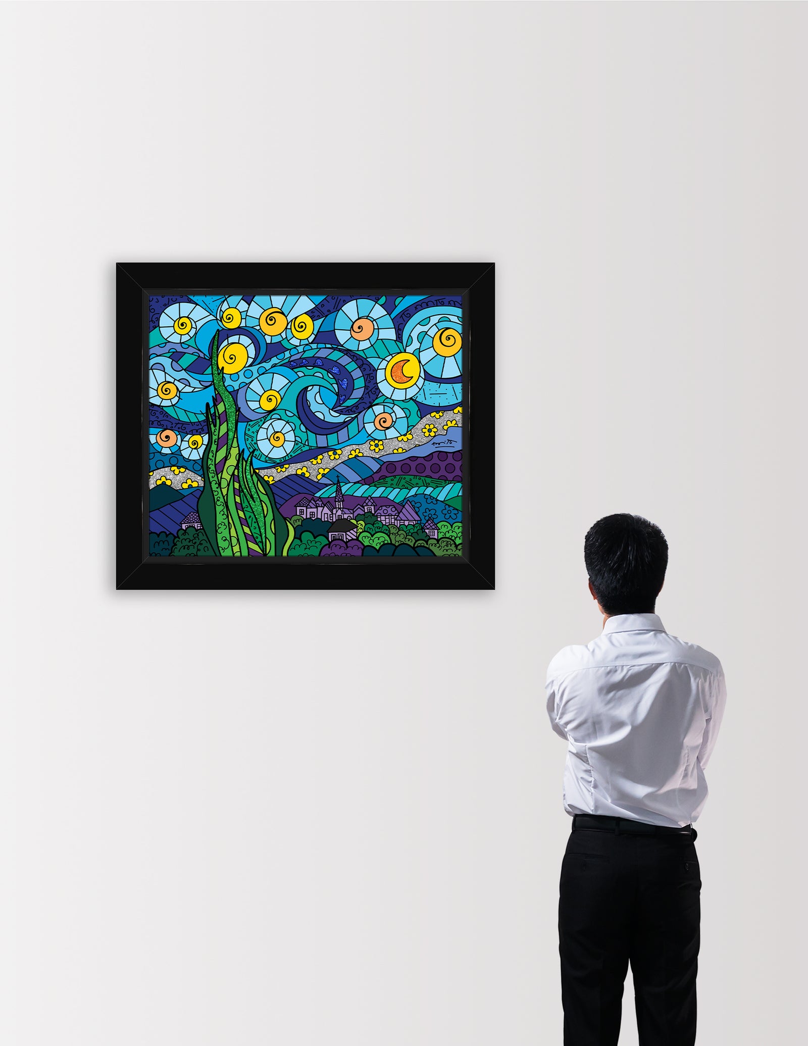 my starry night limited edition colorful decorative collectible gift idea