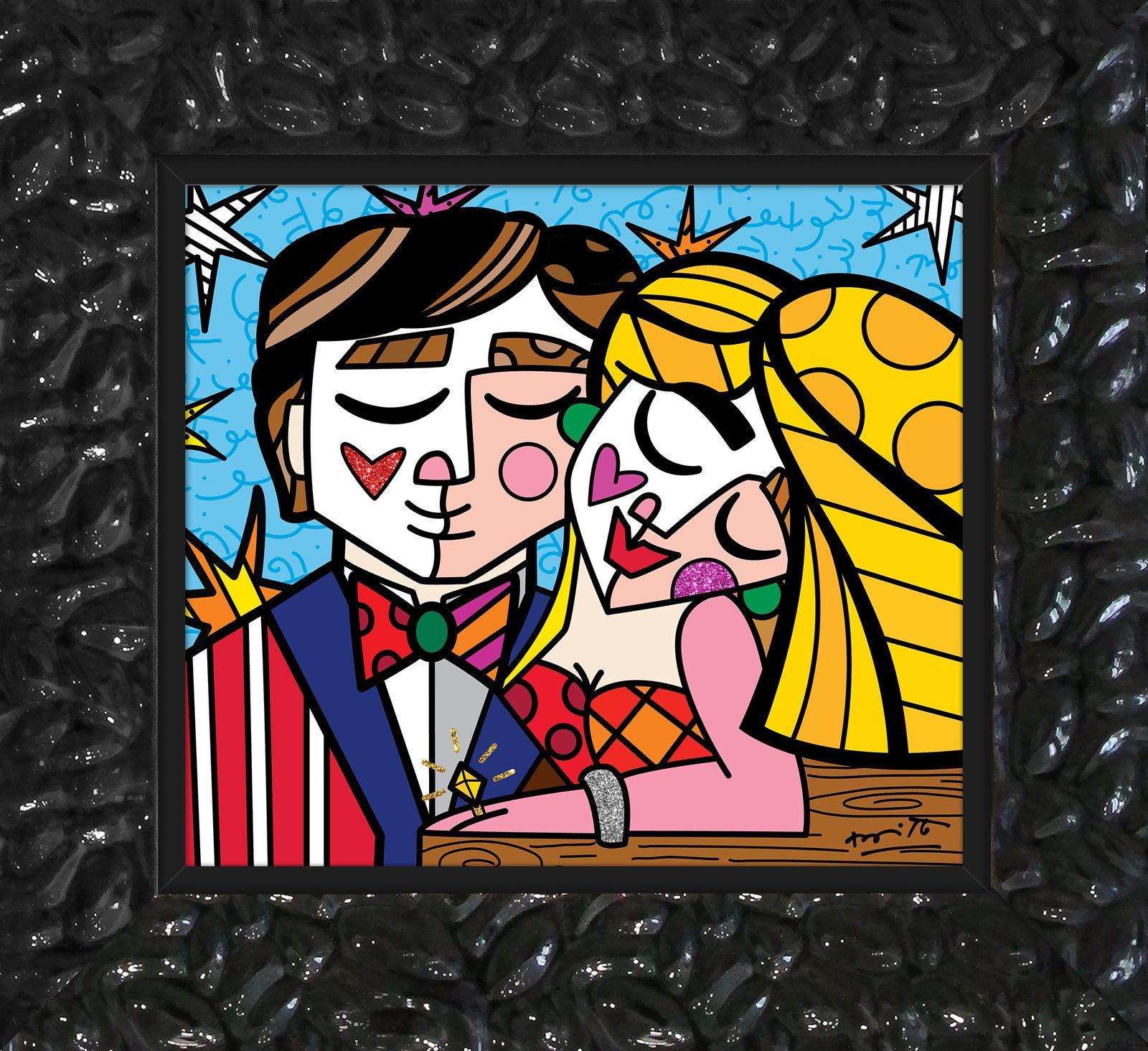 modern pop art serendipitous love limited edition print vibrant home decor
