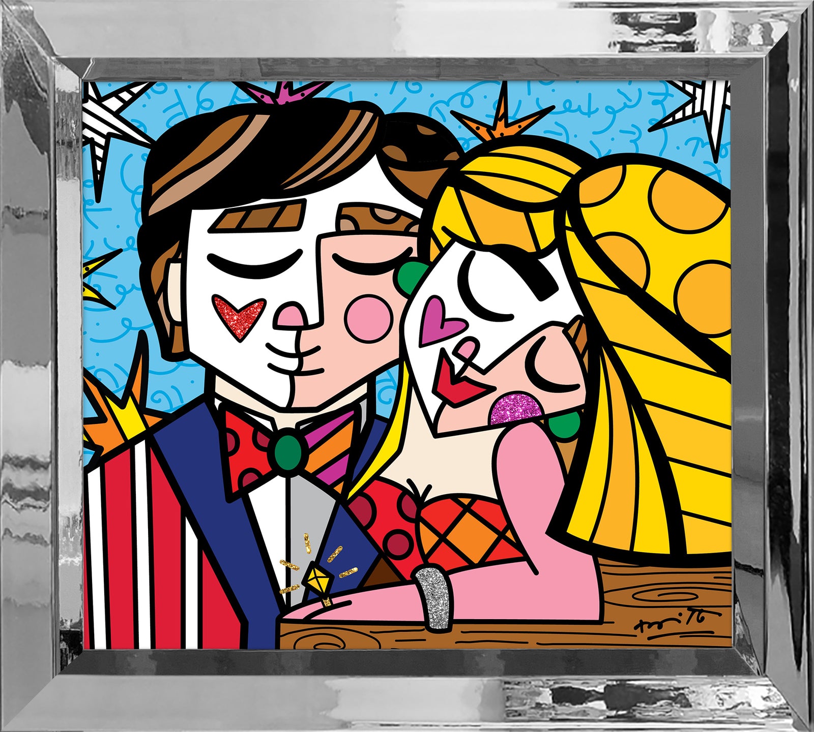 serendipitous love limited edition print artistic colorful design collectible