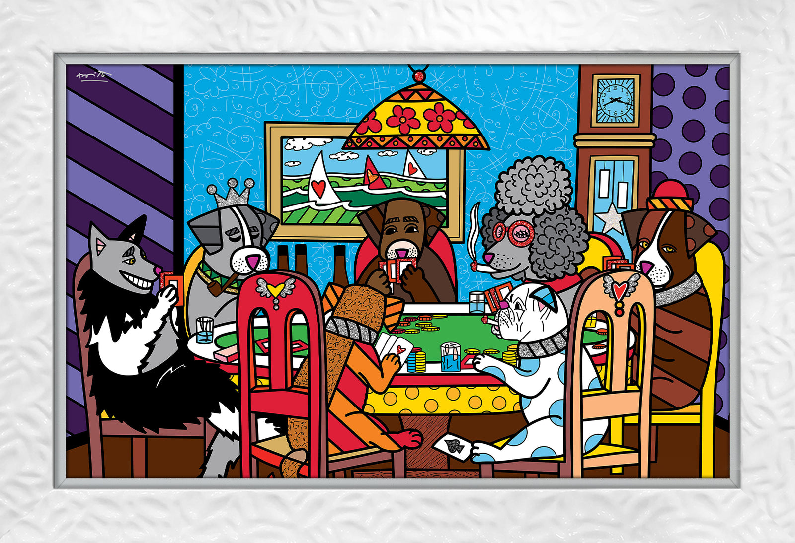 game night limited edition print colorful decorative collectible gift idea