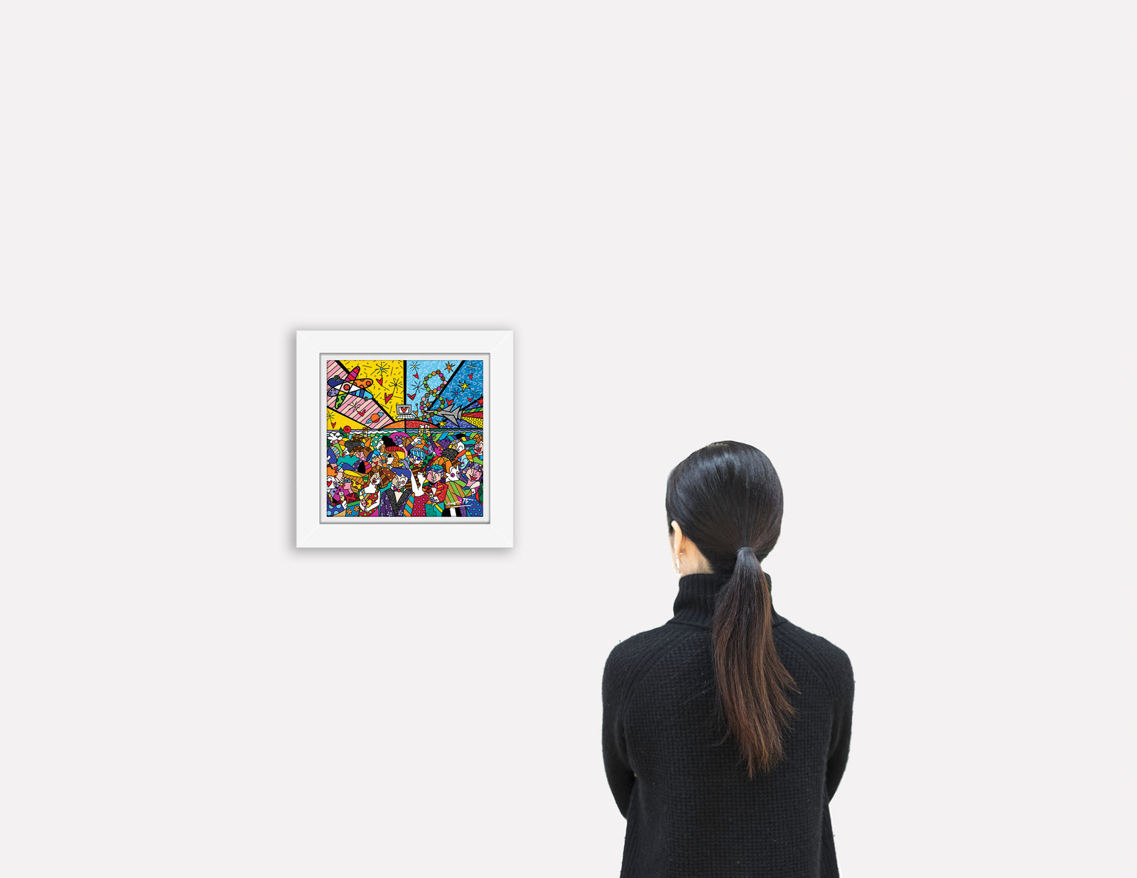 modern pop art looking into the future limited vibrant home decor