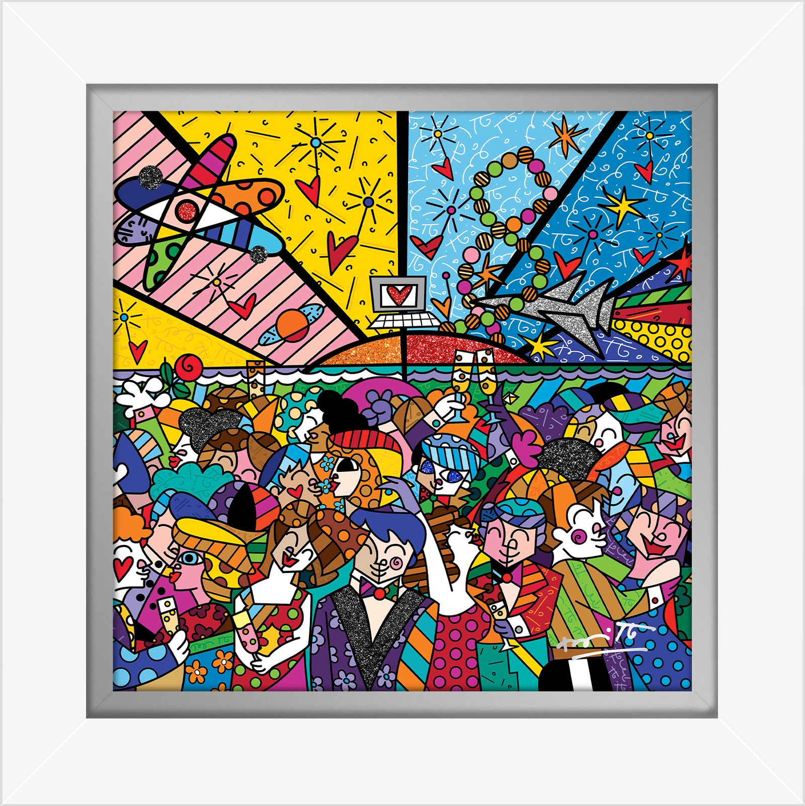 modern pop art looking into the future limited vibrant home decor