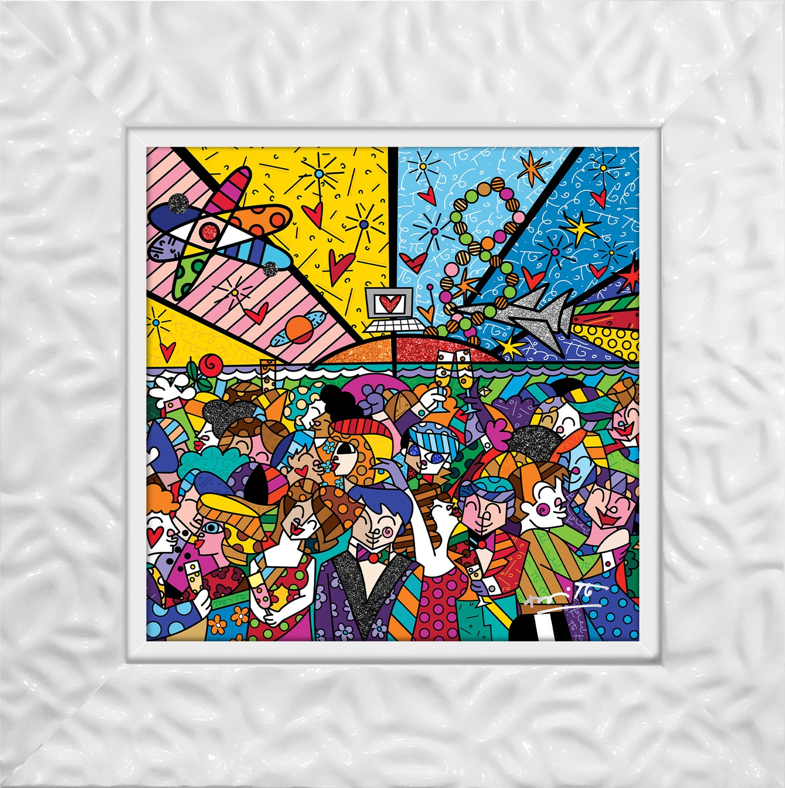 modern pop art looking into the future limited vibrant home decor