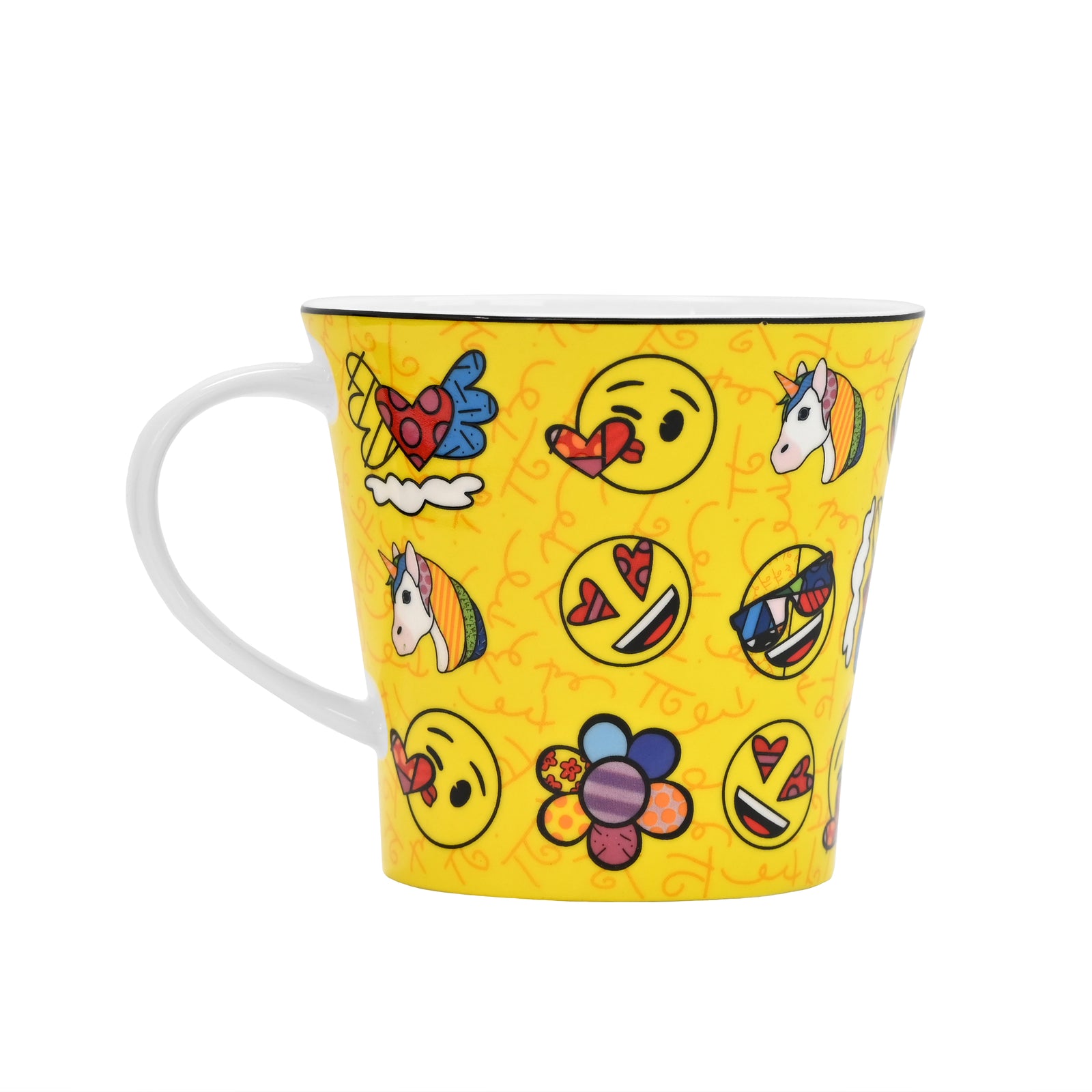 summer feelings emoji mug colorful decorative collectible gift idea