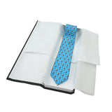 BRITTO® TIE - BOAT IN BLUE