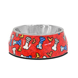 BRITTO® PET Bowl - Red Bones and Hearts