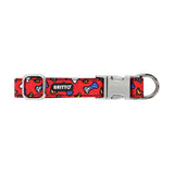 BRITTO® PET Collar and Leash - Red Bones and Hearts