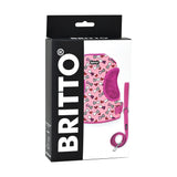 BRITTO® PET Small Dog Harness and Leash  - Pink Bones and Hearts
