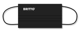 BRITTO® Limited Edition - Double Layer Face Mask - BRITTO (BLACK) 5-PACK