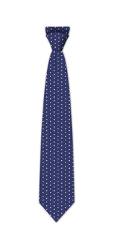 BRITTO® TIE - DOTS ON BLUE