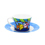 BRITTO® TEA CUP & SAUCER PLATE - Deeply in Love