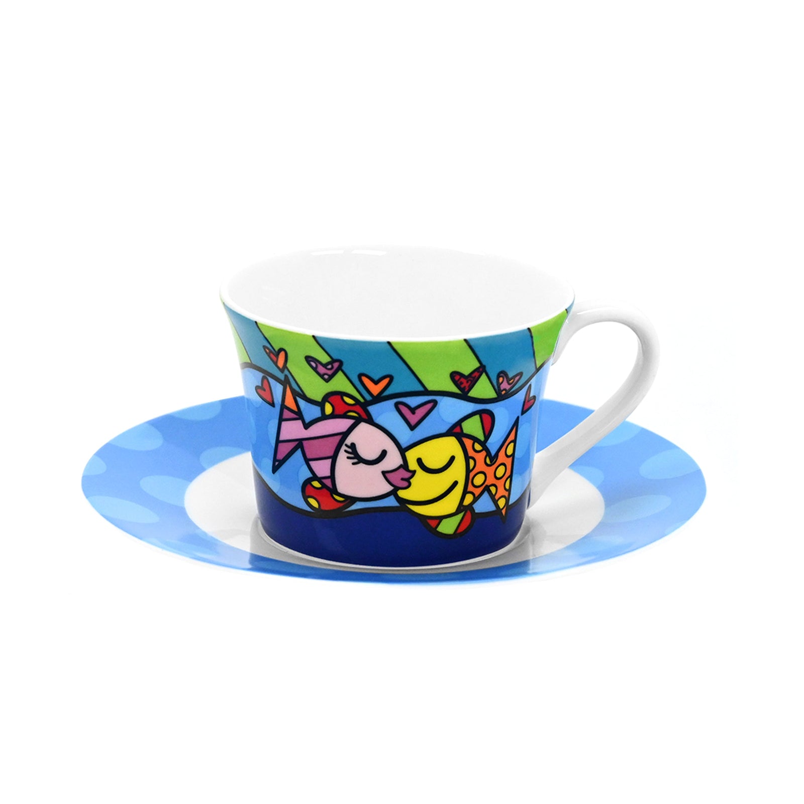 BRITTO® TEA CUP & SAUCER - Deeply in Love