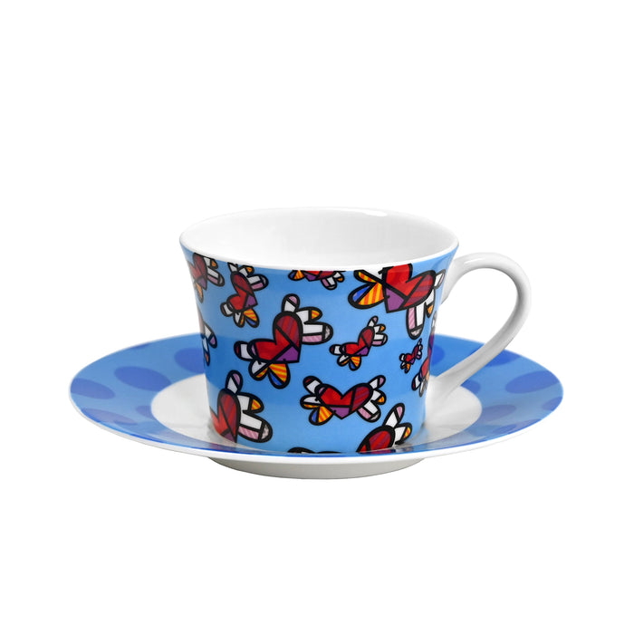 BRITTO® TEA CUP & SAUCER - Love is in the Air