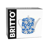 BRITTO® COFFEE/TEA POT - Blue Flowers