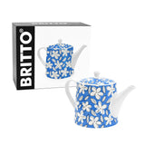 BRITTO® COFFEE/TEA POT - Blue Flowers