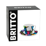 BRITTO® ESPRESSO COFFEE CUP & SAUCER - Colorful Landscape