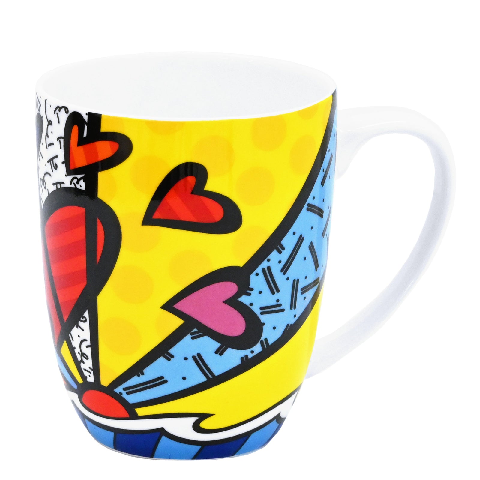 britto coffee mug new day colorful decorative collectible gift idea