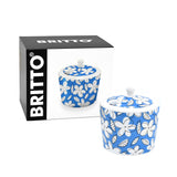 BRITTO® SUGAR POT - Blue Flowers