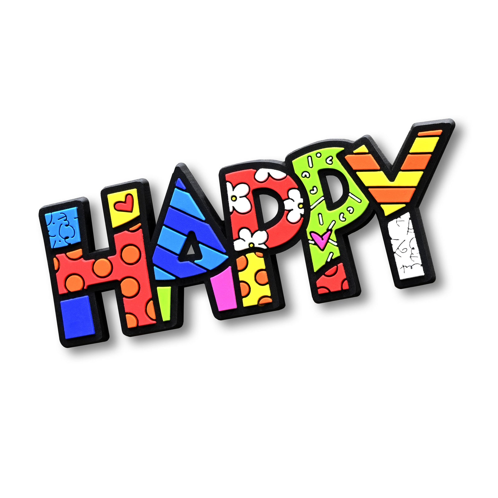 Romero Britto happy word britto magnet colorful pop art design