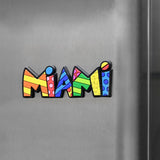 BRITTO RUBBER MAGNET - MIAMI (WORD)