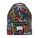 BRITTO® Vegan Leather Backpack Small - GRAFFITI COLORFUL