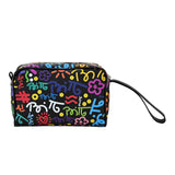 BRITTO® Vegan Leather Toiletry Bag - GRAFFITI COLORFUL