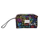 BRITTO® Eco Leather Toiletry Bag - GRAFFITI COLORFUL