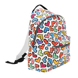 BRITTO® Eco Leather Backpack Large - HEARTS