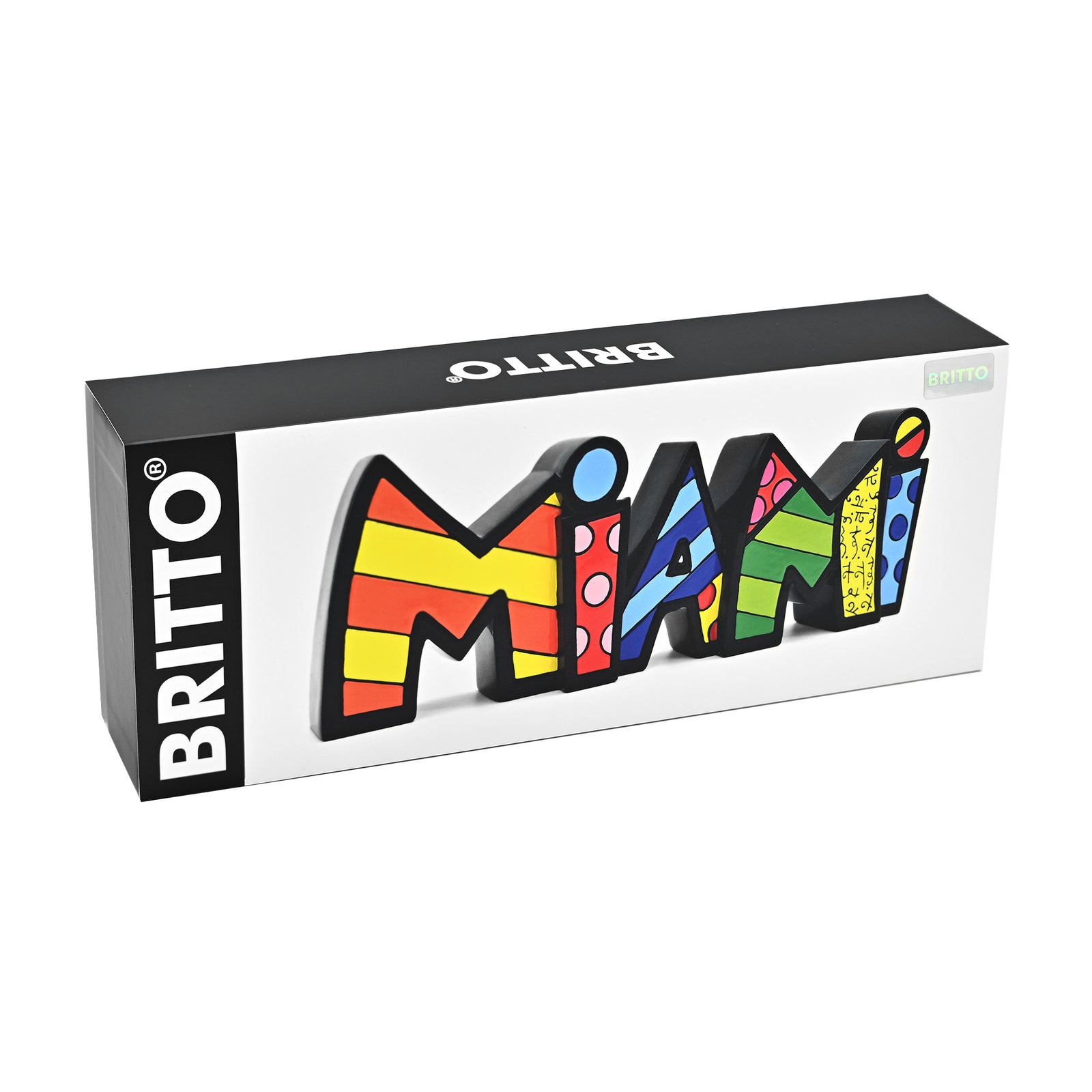 miami britto word figurine colorful decorative collectible gift idea