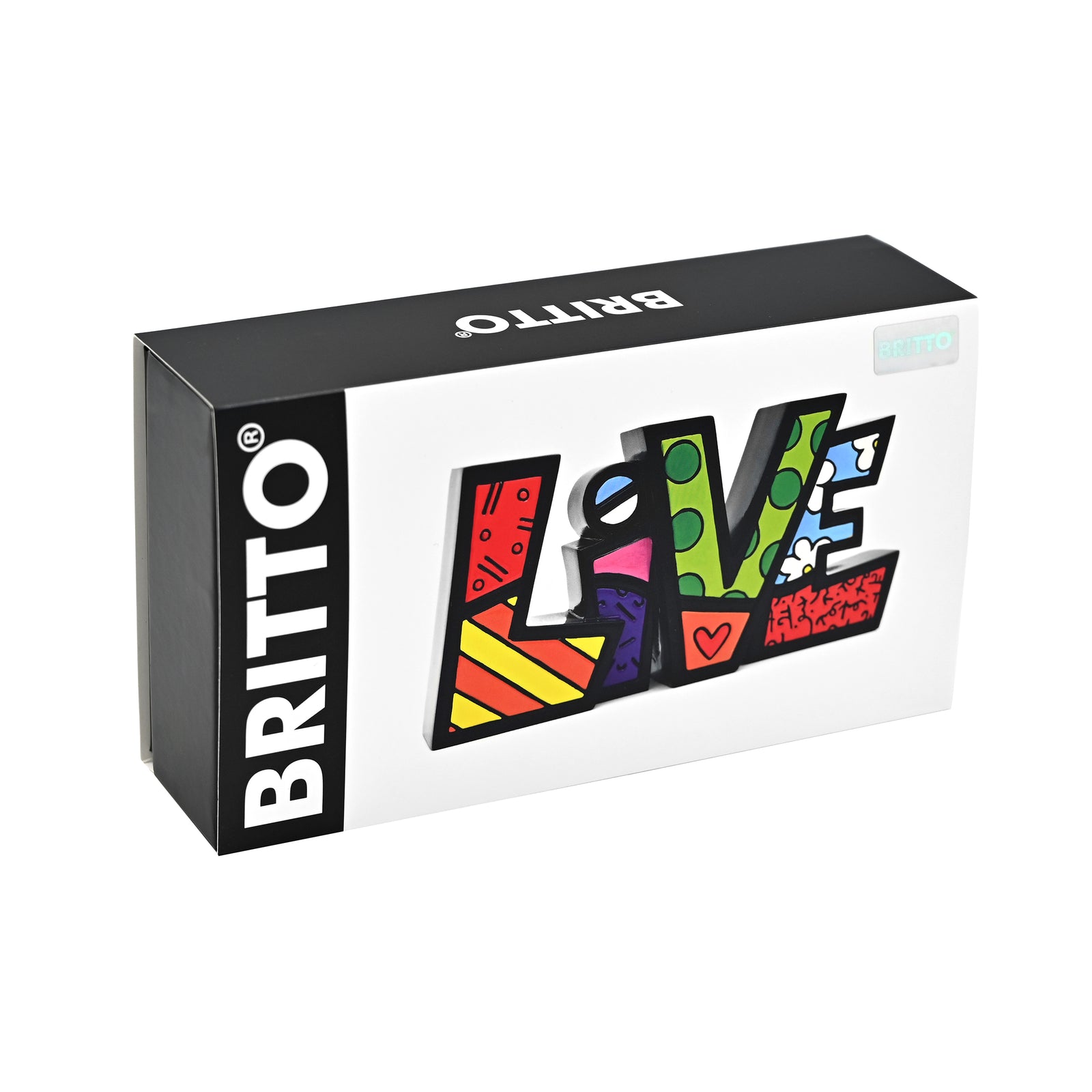 live britto word figurine colorful decorative collectible gift idea