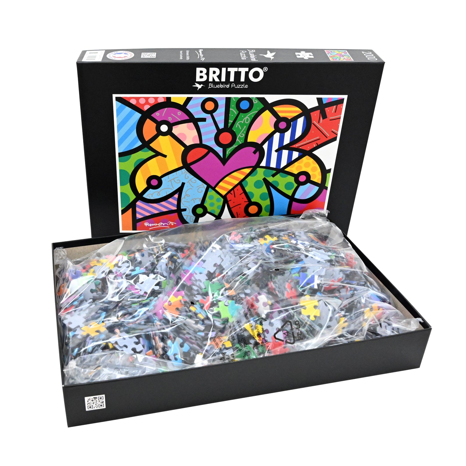 Heart Butterfly Britto Puzzle 2000 Pieces
