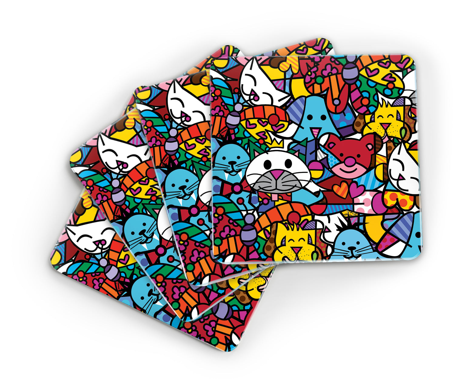 BRITTO COASTERS - BEST FRIENDS (SQUARE)