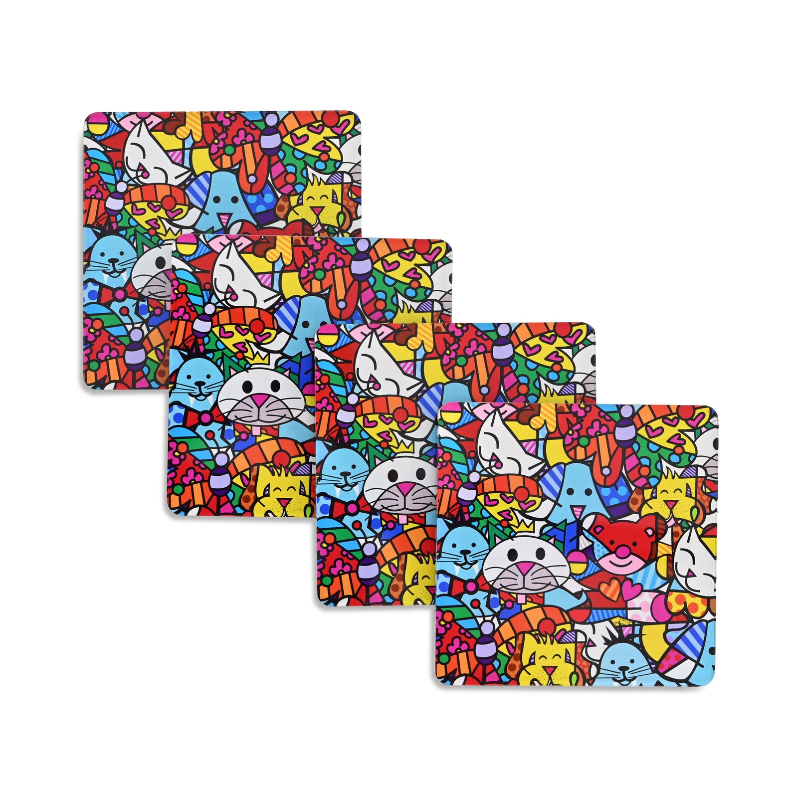 BRITTO COASTERS - BEST FRIENDS (SQUARE)
